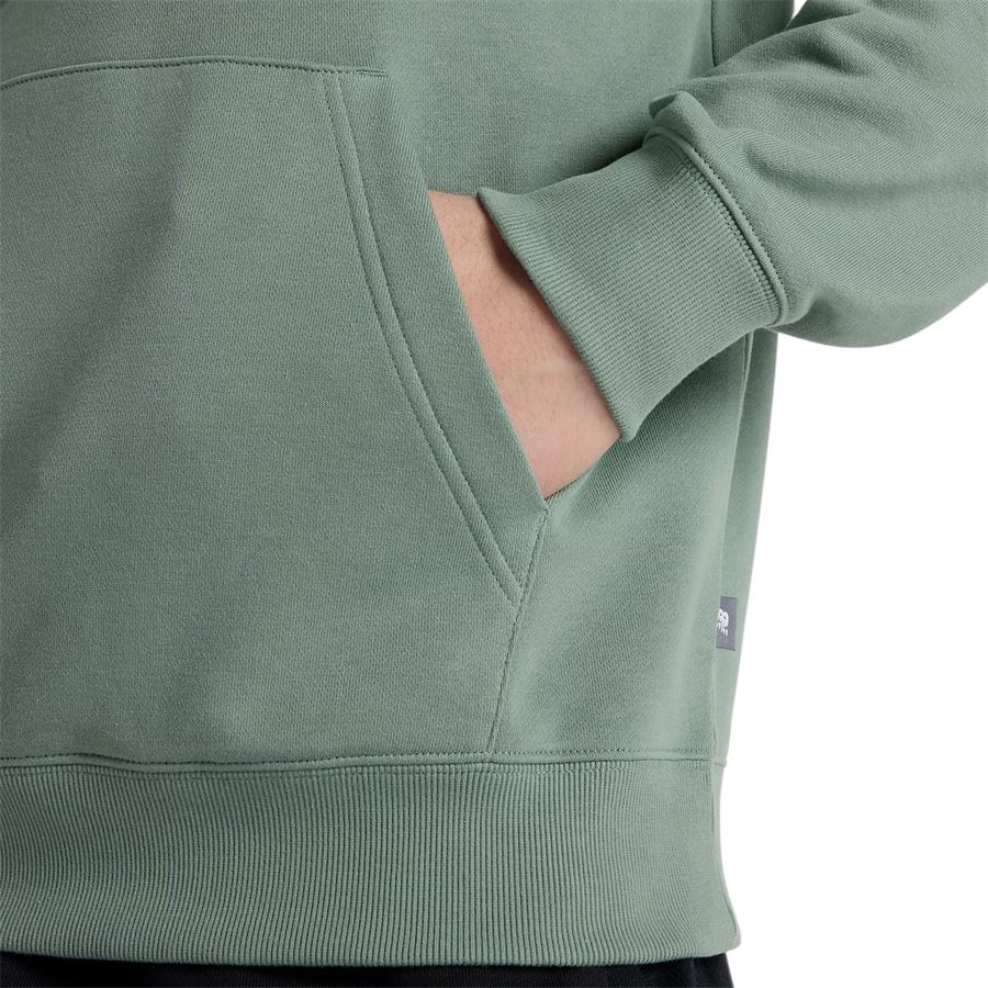 Heritage French Terry Graphic Hoodie felpa con cappuccio da uomo New Balance | MT51528DKJ